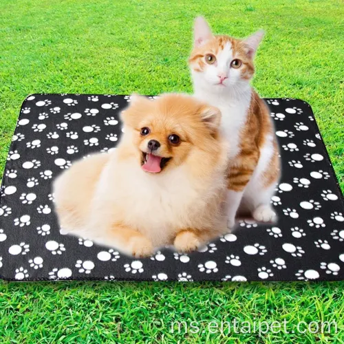 Puppy Paw Prints Fleece selimut pek 6